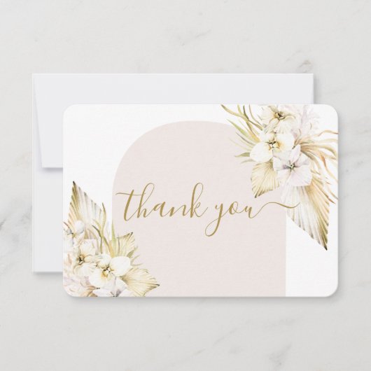 Bohemian Desert bedankje Bedankkaart (Voorkant)