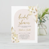 Bohemian Desert Bridal Shower Kaart (Staand voorkant)