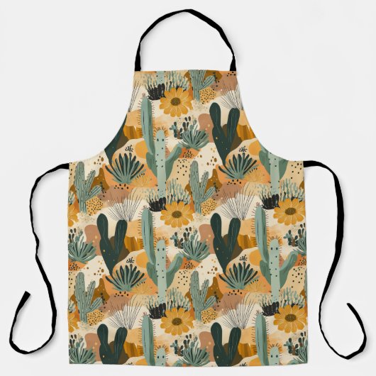 Bohemian Desert Cactus All-Over Print Schort (Voorkant)