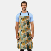 Bohemian Desert Cactus All-Over Print Schort (Gedragen)