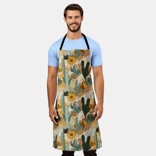 Bohemian Desert Cactus All-Over Print Schort (Gedragen)