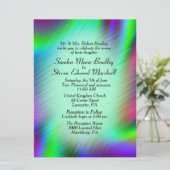 Bohemian Design Wedding Invitation 6,5 x 8,75 inch Kaart (Staand voorkant)