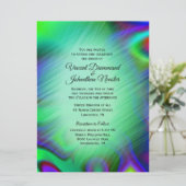 Bohemian Design Wedding Invitations Kaart (Staand voorkant)