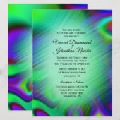 Bohemian Design Wedding Invitations Kaart (Voorkant / Achterkant)