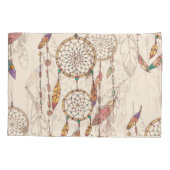 Bohemian Dream Catcher Naadloos Handgetekend Kussensloop (Achterkant)