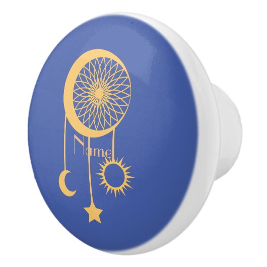 Bohemian Dream Catcher Thunder_Cove Keramische Knop (Rechts)