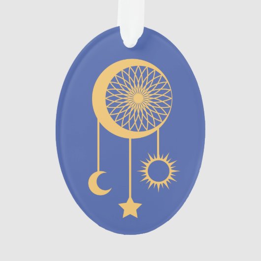 Bohemian Dream Catcher Thunder_Cove Ornament (achterkant)