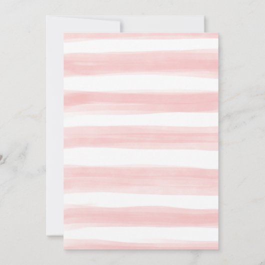 Bohemian Dreamweaver Navy Blush Gold Baby shower Kaart (Achterkant)