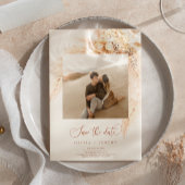 Bohemian Dried Flowers and Pampas Grass Foto Kaart