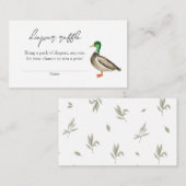 Bohemian Duck Raffle baby shower Invoegen Informatiekaartje (Voorkant / Achterkant)