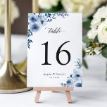 Bohemian Dusty Blue Floral Wedding Table Number Kaart<br><div class="desc">Bohemian Dusty Blue Floral Wedding Table Number Kaart. (1) Pas deze sjabloon één voor één aan (bv. van nummer 1 tot xx) en voeg elke nummerkaart afzonderlijk toe aan uw wagen. (2) Voor verdere aanpassing, gelieve de "pas verder"verbinding aan en ons ontwerphulpmiddel te gebruiken om deze sjabloon te wijzigen. (3)...</div>