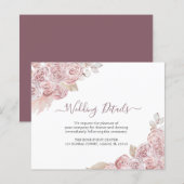 Bohemian Dusty Pink Floral (Voorkant / Achterkant)