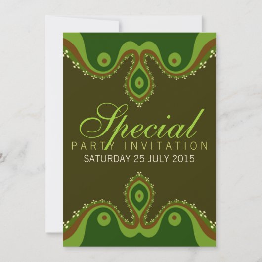 Bohemian Earth Goddess Special Invitations Kaart (Voorkant)