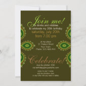Bohemian Earth Goddess Special Invitations Kaart (Achterkant)