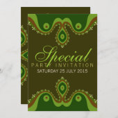 Bohemian Earth Goddess Special Invitations Kaart (Voorkant / Achterkant)