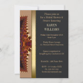 Bohemian Earth Lace Bridal Shower Kaart (Achterkant)