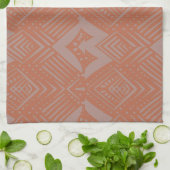 Bohemian earth toned kitchen towel theedoek (Gevouwen)
