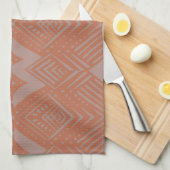 Bohemian earth toned kitchen towel theedoek (Quarter Fold)