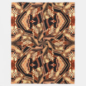 Bohemian Een panty in de tuin Abstract gezellig Fleece Deken (Voorkant)