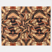 Bohemian Een panty in de tuin Abstract gezellig Fleece Deken (Voorkant (Horizontaal))