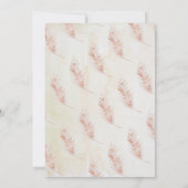 Bohemian Elegance Vrijgezellenfeest Kaart (Achterkant)