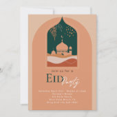 Bohemian Elegant Eid Party Uitnodiging (Voorkant)