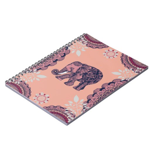 Bohemian Elephant Notitieboek (Linkerzijde)