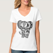Bohemian Elephant Tee Shirt (Voorkant)