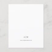 Bohemian Engels Lavendel Herfst Arch Budget Bruilo (Achterkant)