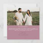 Bohemian Eucalyptus greenery Chic Floral bedankt Kaart (Achterkant)