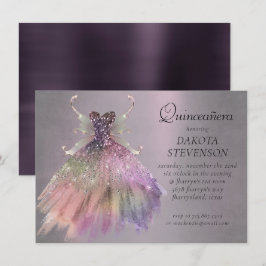 Bohemian Fairy Ball Gown | Gedempte Ombre-wijnglan Kaart