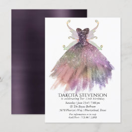 Bohemian Fairy Ball Gown | Gedempte Ombre-wijnglan Kaart