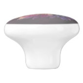 Bohemian Fairy Ball Gown | Gedempte Ombre-wijnglan Keramische Knop (Zijkant)