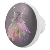 Bohemian Fairy Ball Gown | Gedempte Ombre-wijnglan Keramische Knop (Rechts)