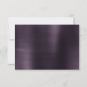 Bohemian Fairy Ball Gown | Gedempte Ombre-wijnglan RSVP Kaartje (Achterkant)