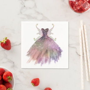 Bohemian Fairy Ball Gown   Gedempte Ombre-wijnglan Servet