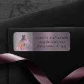 Bohemian Fairy Gown | Glam Dusty Plum Paarse Etiket