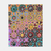 Bohemian Fantasy Boho Klimt Jewel Pattern Fleece Deken (Voorkant)