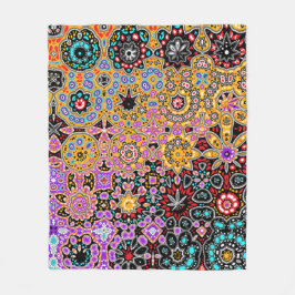 Bohemian Fantasy Boho Klimt Jewel Pattern Fleece Deken