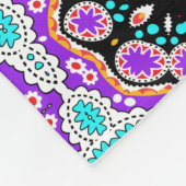 Bohemian Fantasy Boho Klimt Jewel Pattern Fleece Deken (Hoek)