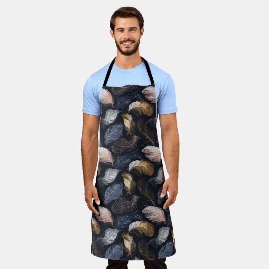 Bohemian Feather All-Over Print Schort (Gedragen)