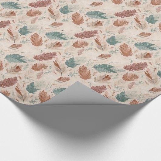 Bohemian Feather Dance Cadeaupapier (Hoek)