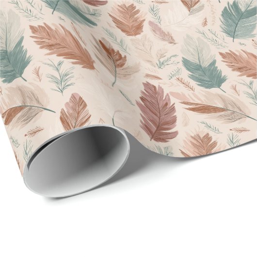 Bohemian Feather Dance Cadeaupapier (Rol Hoek)