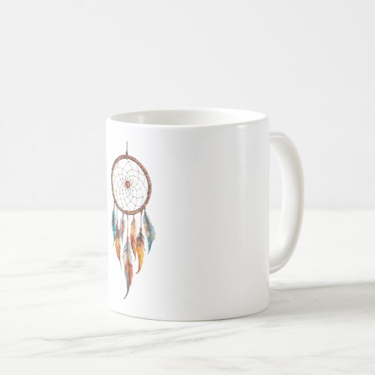 Bohemian Feather Dreamcatcher Mok (Voorkant rechts)