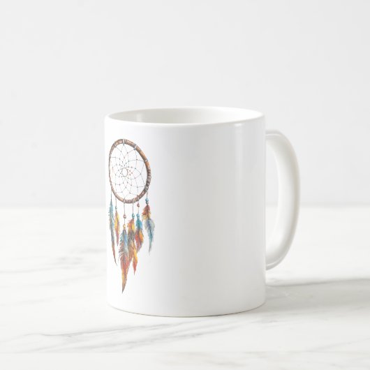 Bohemian Feather Dreamcatcher Mok (Voorkant rechts)