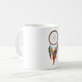 Bohemian Feather Dreamcatcher Mok (Voorkant links)