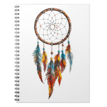 Bohemian Feather Dreamcatcher Notitieboek