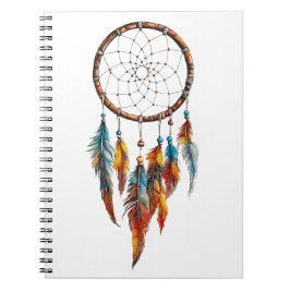 Bohemian Feather Dreamcatcher Notitieboek