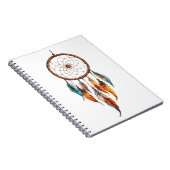 Bohemian Feather Dreamcatcher Notitieboek (Rechterzijde)
