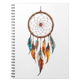 Bohemian Feather Dreamcatcher Notitieboek
